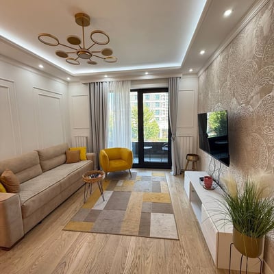 Rental of a bright 2-room apartment, 57 m², BW Aria, Belgrade Waterfront, Belgrade, Serbia